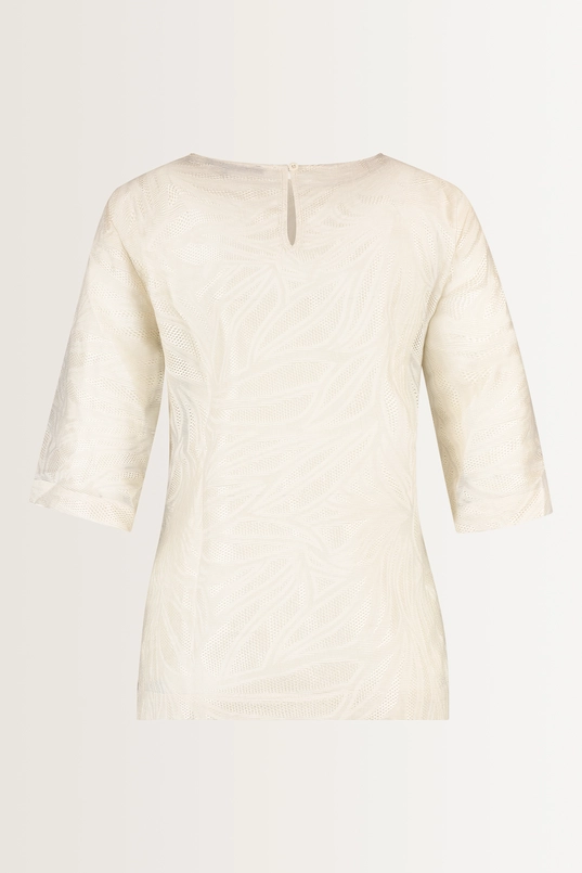 Lace-look blouse bladpatroon