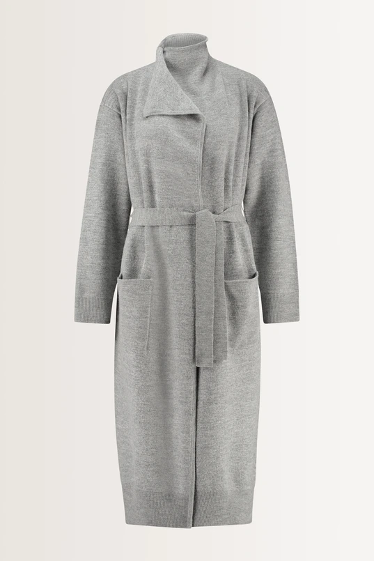 Lang vest met ceintuur