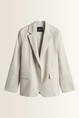 Lange blazer in katoenen keperstof Nulani Someday