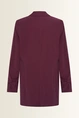 Lange blazer in viscosemix