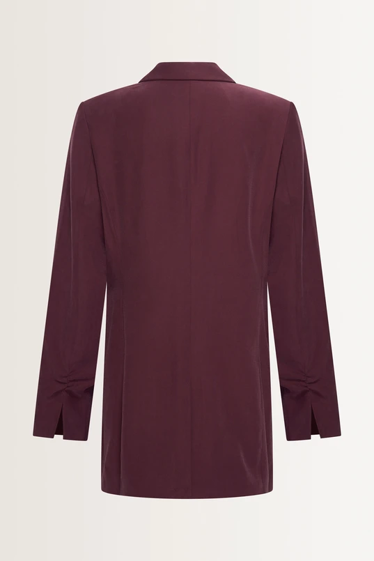 Lange blazer met klassieke snit