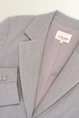 Lange blazer met krijtstreep