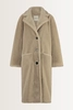 Lange faux fur jas MAURA