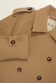 Lange trenchmantel in wolmix MAURA