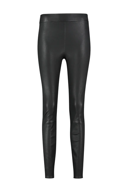 Legging van stretch leer