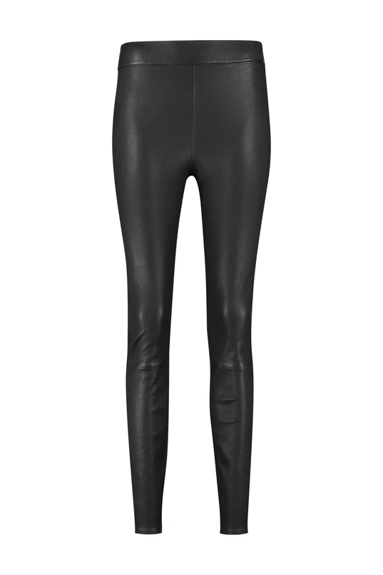 Legging van stretch leer