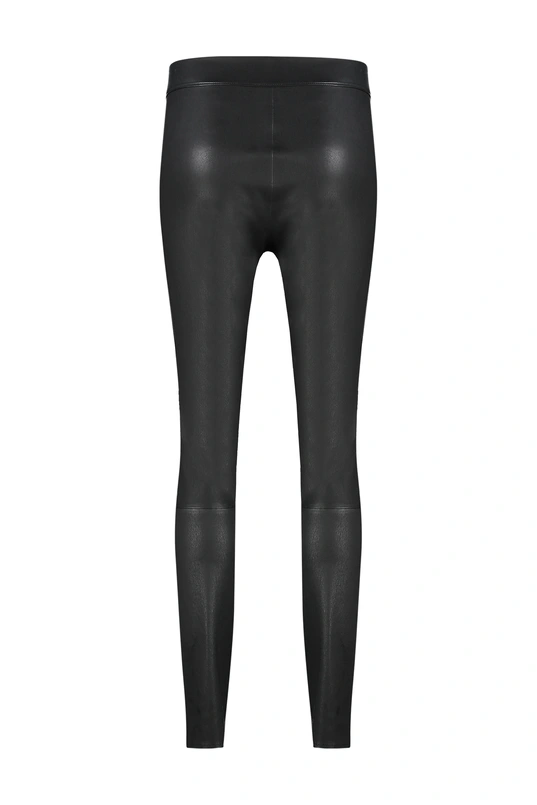 Legging van stretch leer