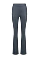 Leren flared pantalon