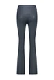 Leren flared pantalon