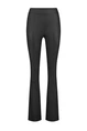 Leren flared pantalon