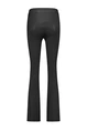 Leren flared pantalon