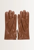 Leren handschoenen met rits