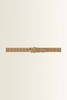 Leren riem met ronde studs