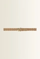 Leren riem met ronde studs
