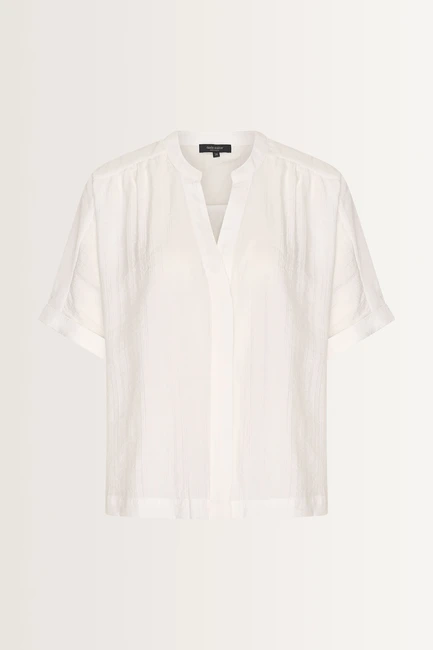 Lichtgewicht crinkle blouse