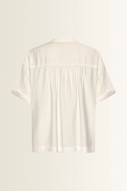 Lichtgewicht crinkle blouse