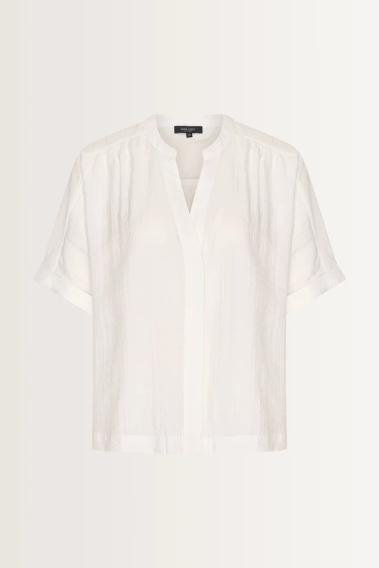 Lichtgewicht crinkle blouse