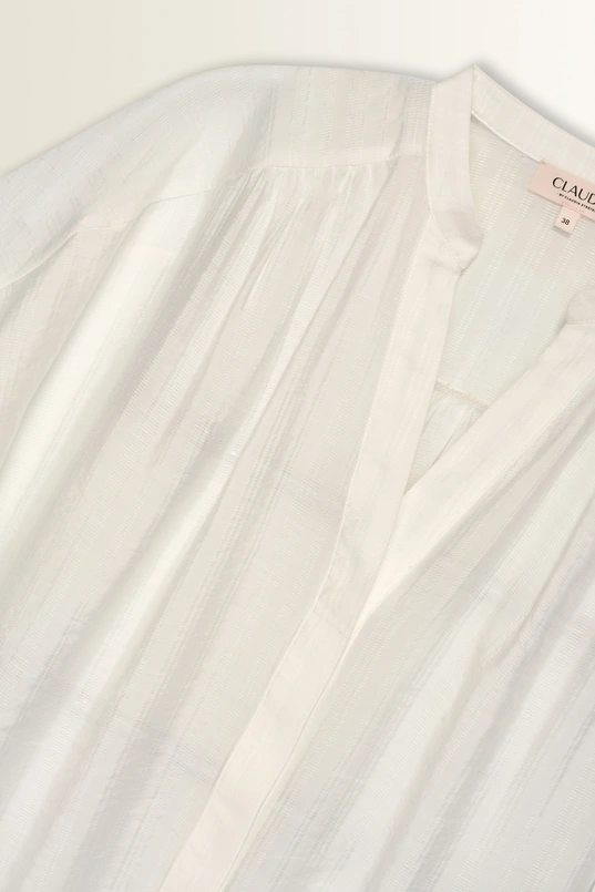 Lichtgewicht crinkle blouse