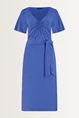 Light weight crepe belted dress