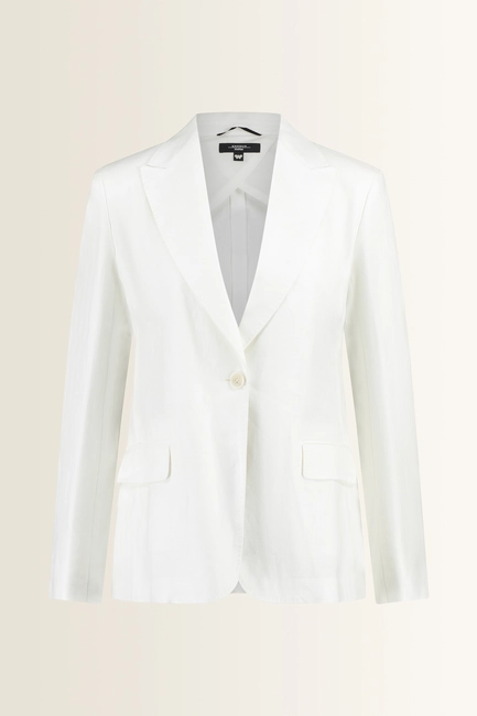 Linnen blazer met één knoop Nalut Max Mara Weekend