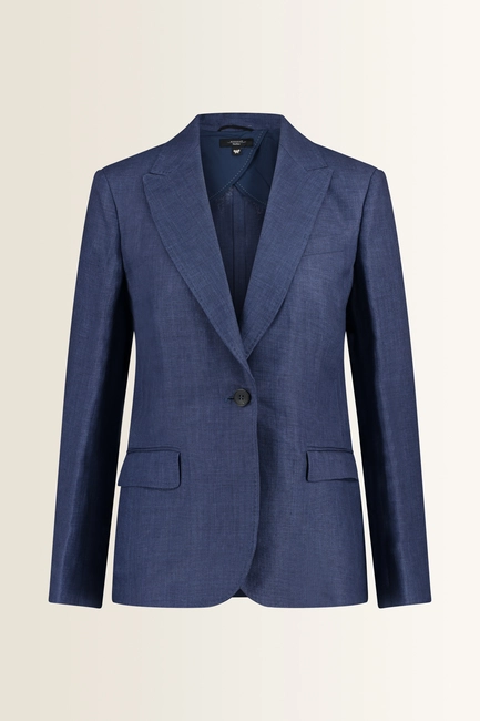 Linnen blazer met één knoop Nalut Max Mara Weekend