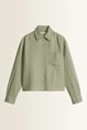 Linnen blouse met borstzak Marc O’Polo