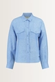 Linnen blouse met borstzakken Spoleto Max Mara Weekend