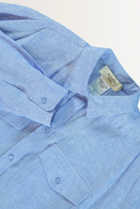 Linnen blouse met borstzakken Spoleto Max Mara Weekend