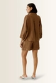 Linnen blouse met doorknoopsluiting OUI