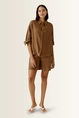 Linnen blouse met doorknoopsluiting OUI