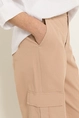 Linnen blouse met overhemdkraag