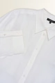 Linnen blouse met overhemdkraag