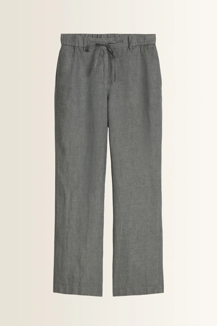 Linnen broek met strikdetail Marc O'Polo