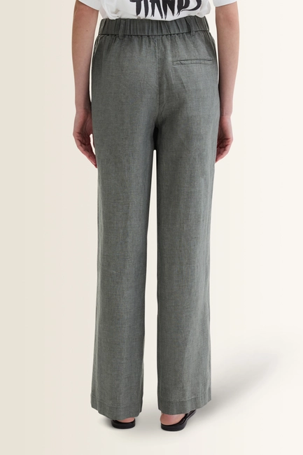 Linnen broek met strikdetail Marc O'Polo