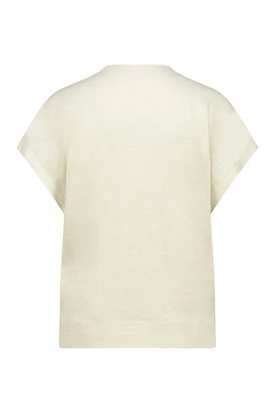 Linnen jersey top