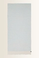 Linnen shawl met strepen Fraas