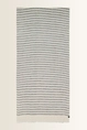 Linnen shawl met strepen Fraas
