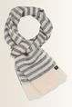 Linnen shawl met strepen Fraas