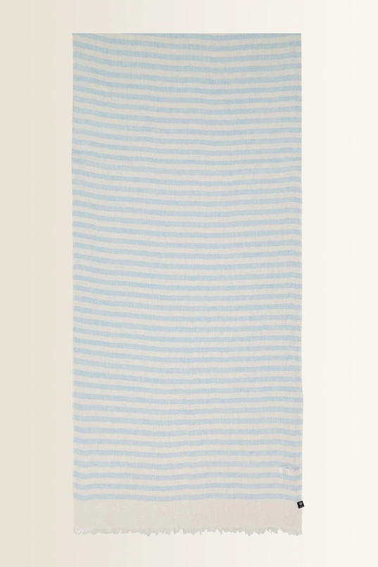 Linnen shawl met strepen Fraas
