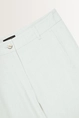 Linnenblend broek met flairpijp