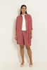 Linnenblend short