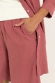 Linnenblend short