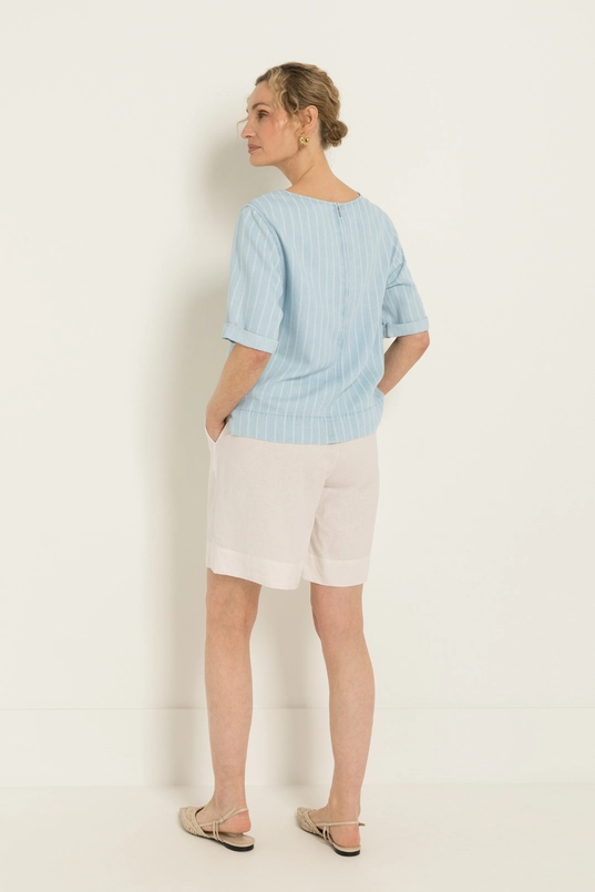 Linnenblend short