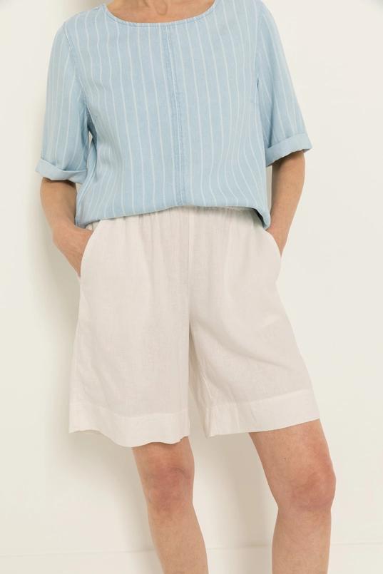 Linnenblend short