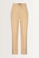 Linnenmix broek met drawstring