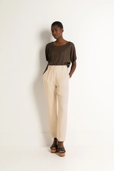 Linnenmix pantalon