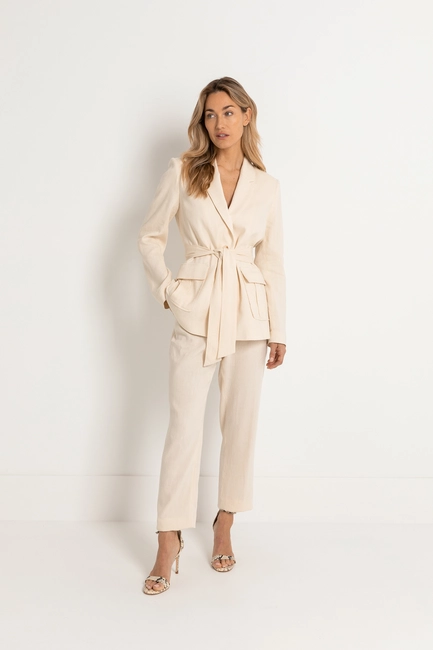 Linnenmix pantalon
