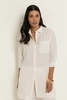 Longline linnen blouse
