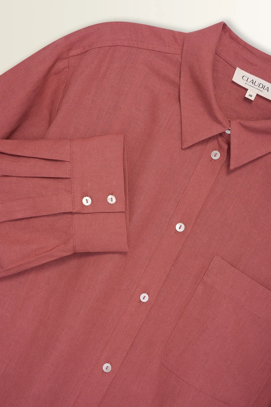 Longline linnen blouse