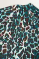 Losvallende blouse met luipaardprint